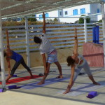 June yoga retreat Santorini