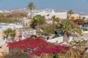 Rooftop yoga in Santorini | Yoga with Veronika