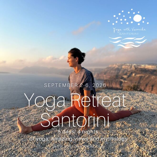 Santorini yoga retreat 2026